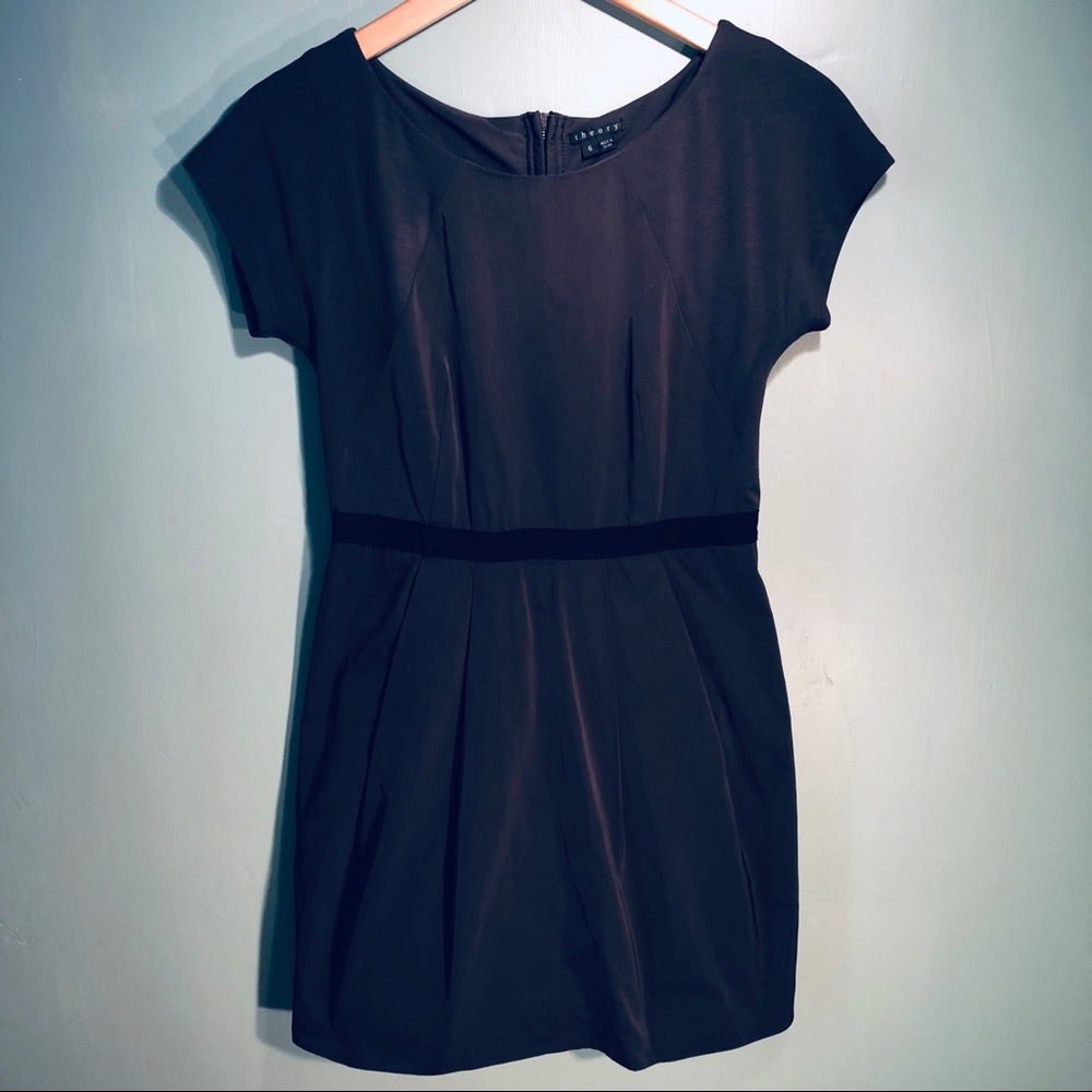 Theory Charcoal Grey Dress
